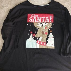 Plus size holiday shirt